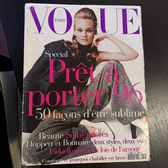 Vogue Other - Magazine VOGUE Paris 759 Août 1995 Auermann Kruger Thompson Tomlinson